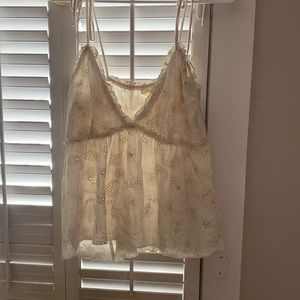 Lace tank top, worn once. Like new!